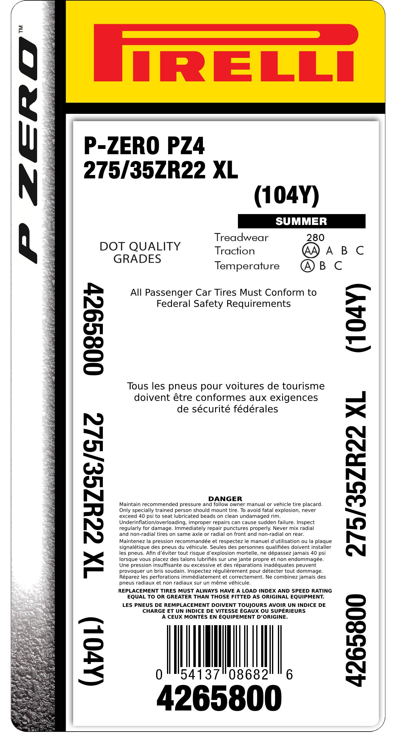 275/35R22 Size Tires: choose the best for your car | Pirelli