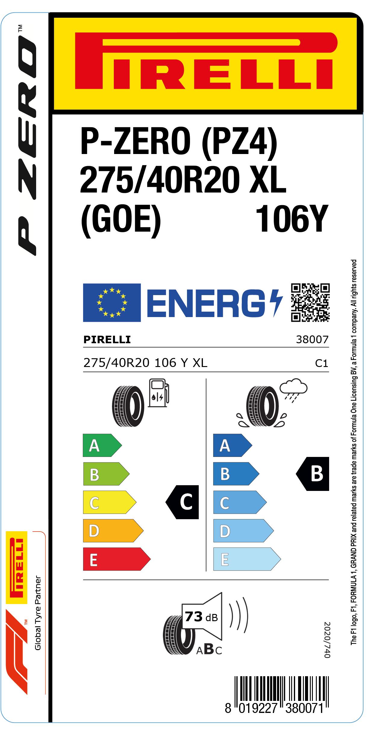 EU Reifenlabel