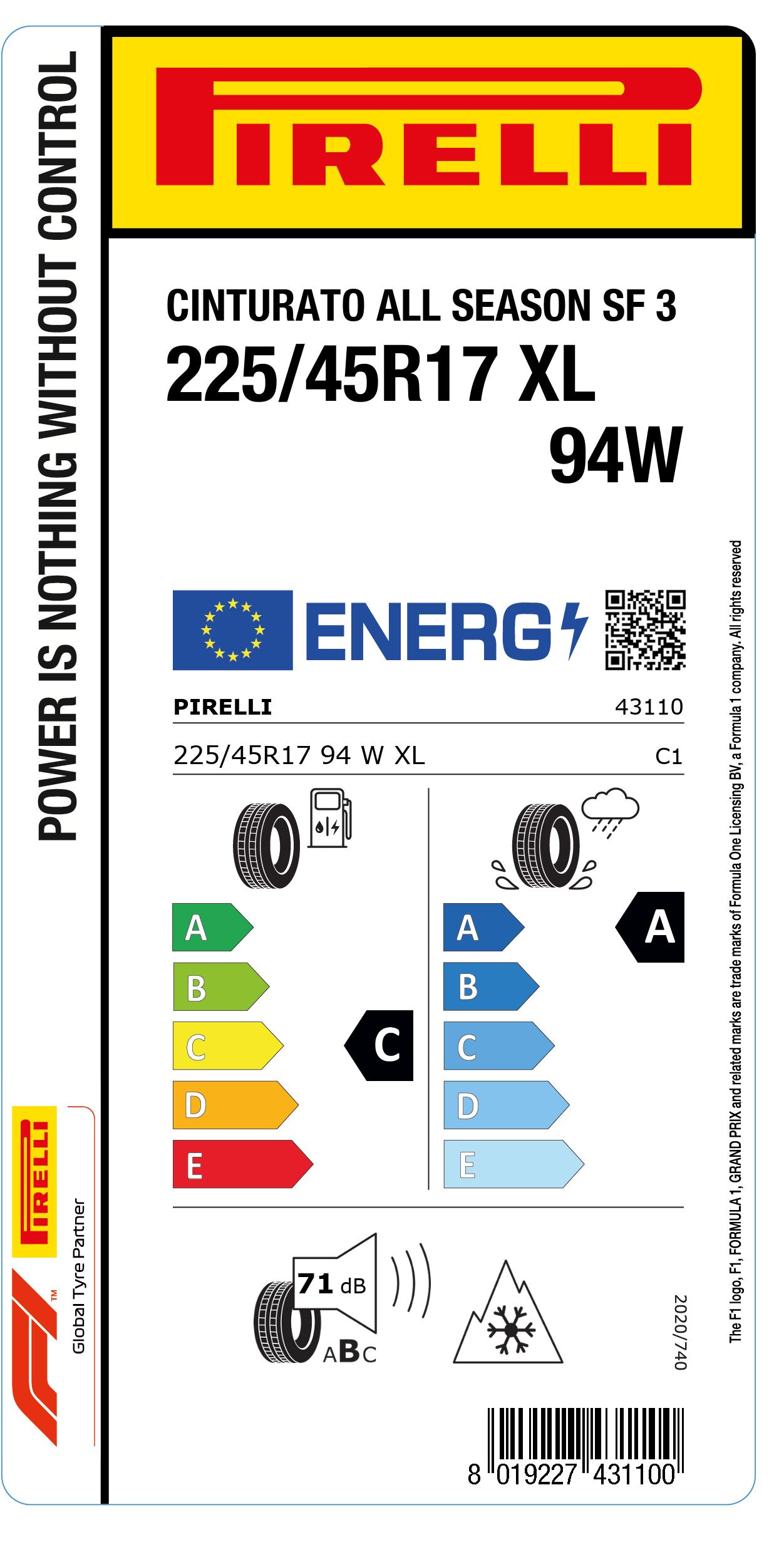 EU Reifenlabel